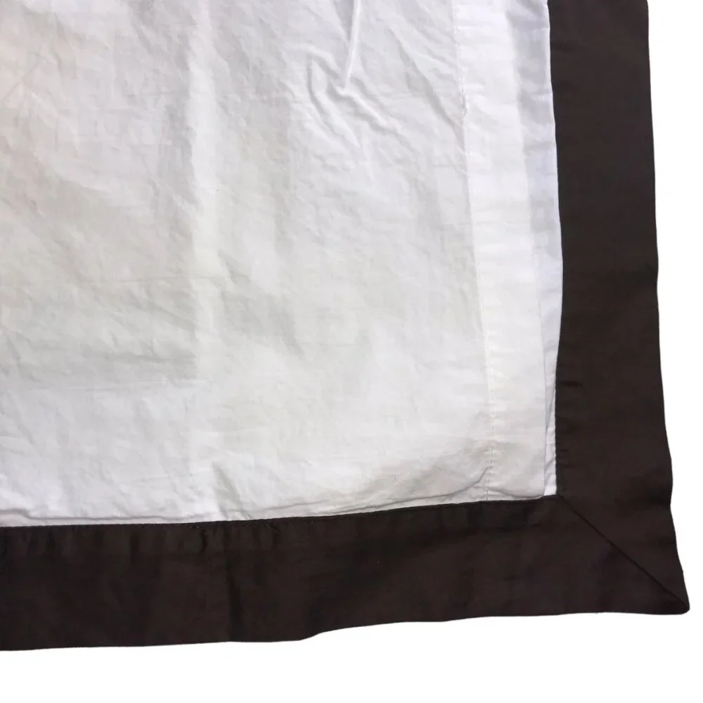 One Pair (Set of 2) Restoration Hardware Pillowcases QUEEN 100% Cotton ITALY